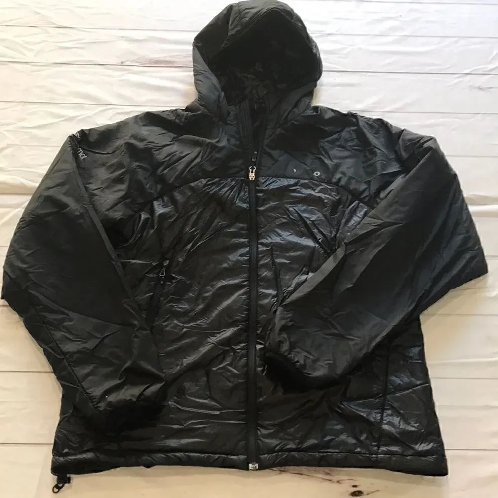 Marmot Men's Lightweight Black Nylon Hoodie Jacket